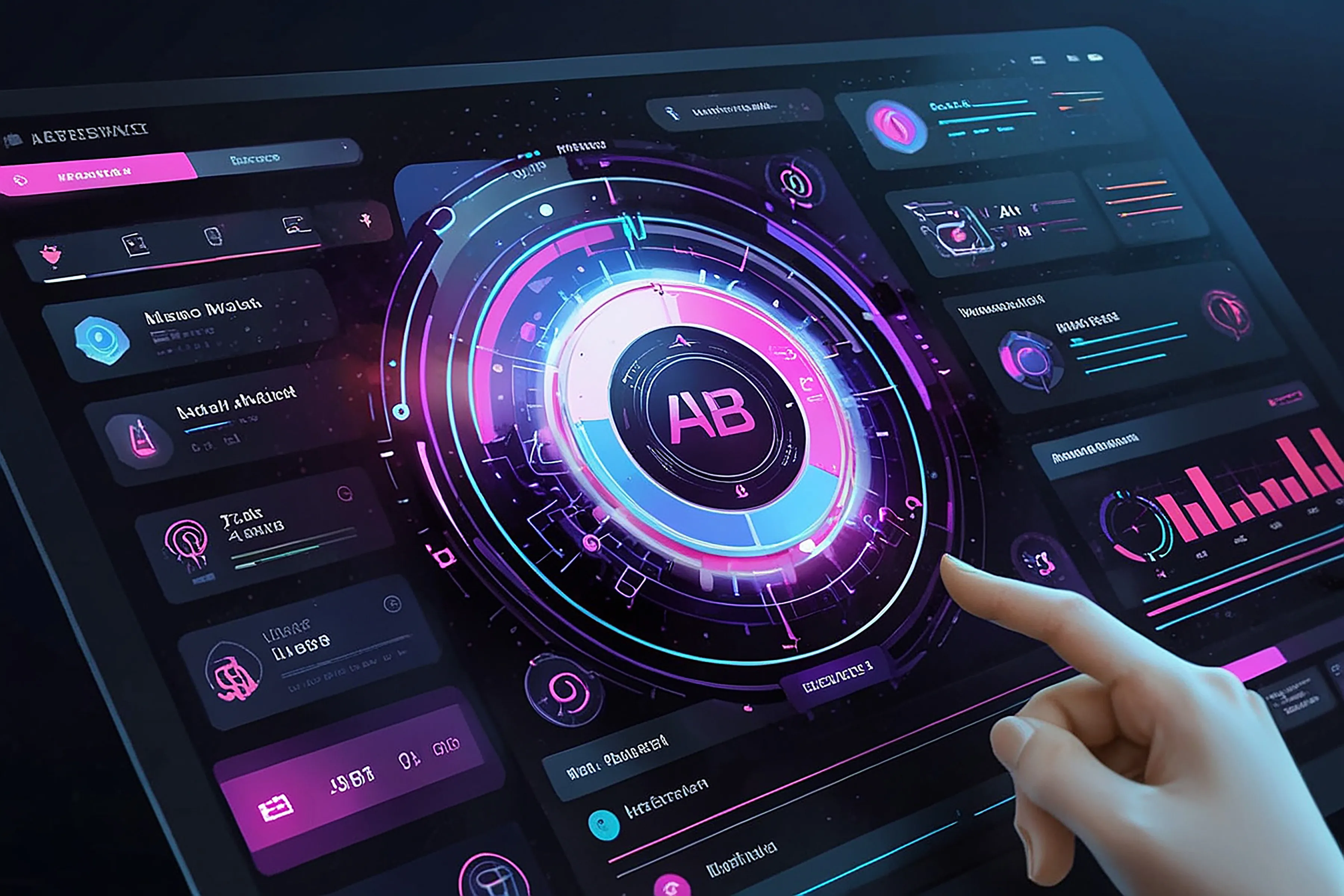 API integration concept showing technology interface and data connectivity