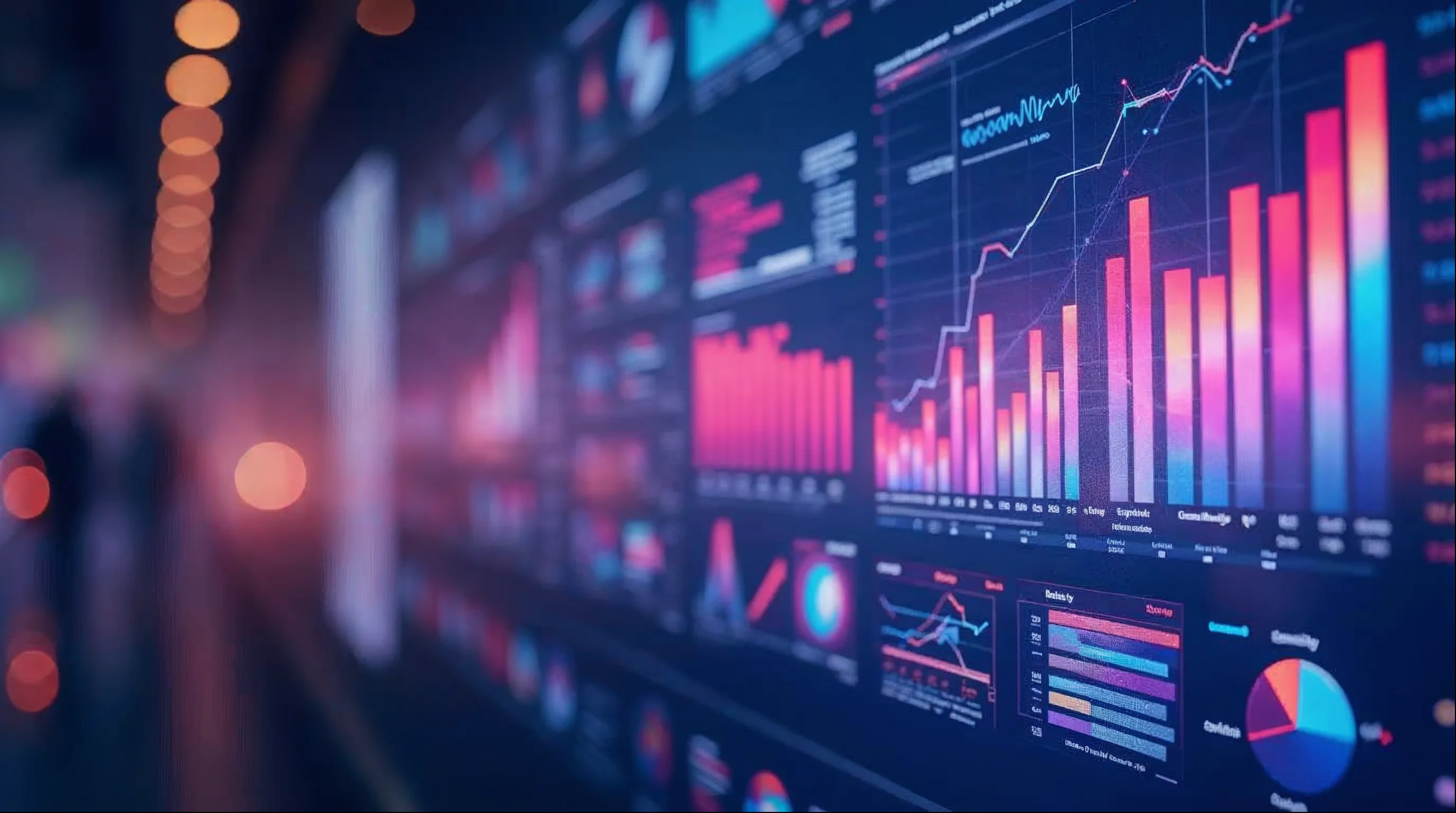 Data visualization with market segmentation chart