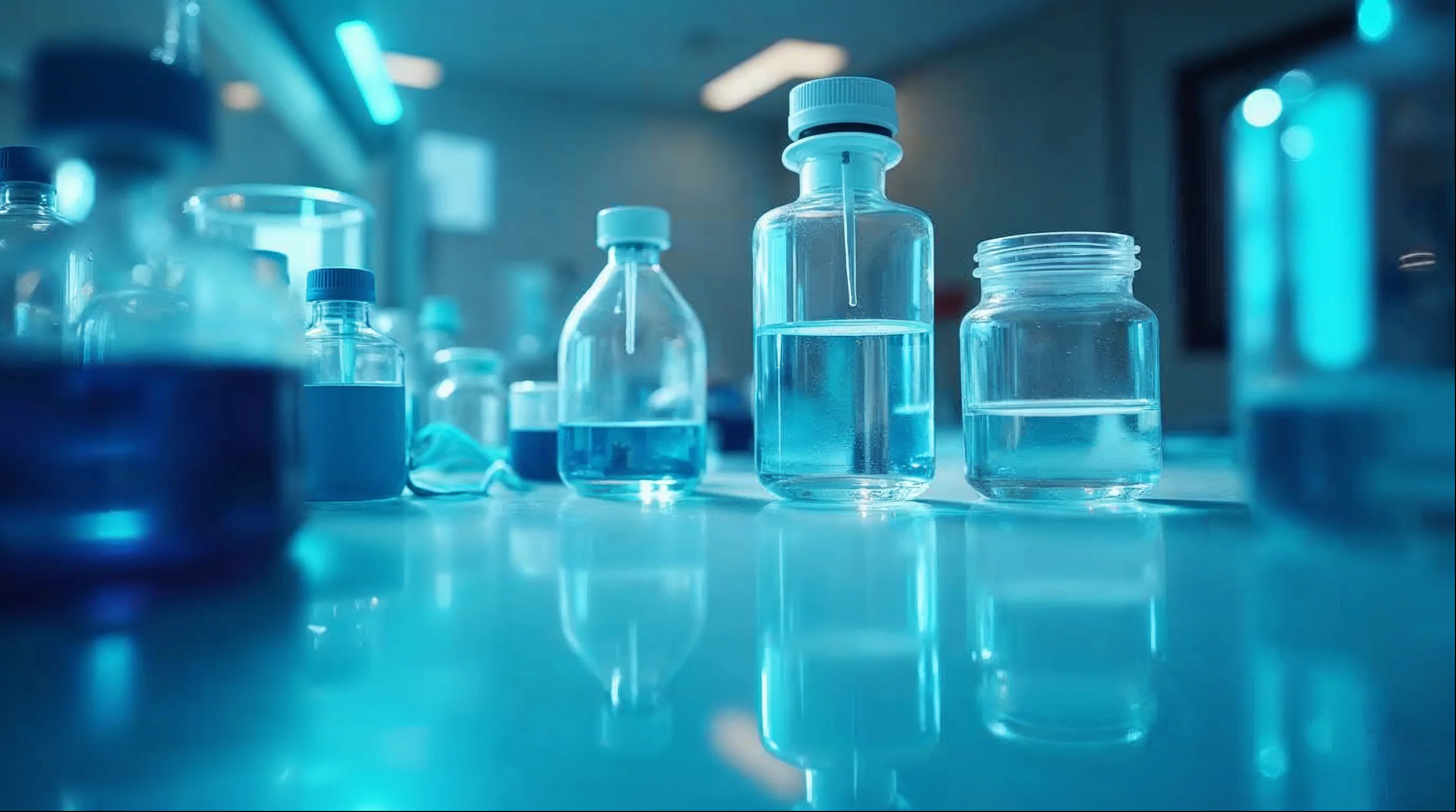 Laboratory analysis equipment with sample containers