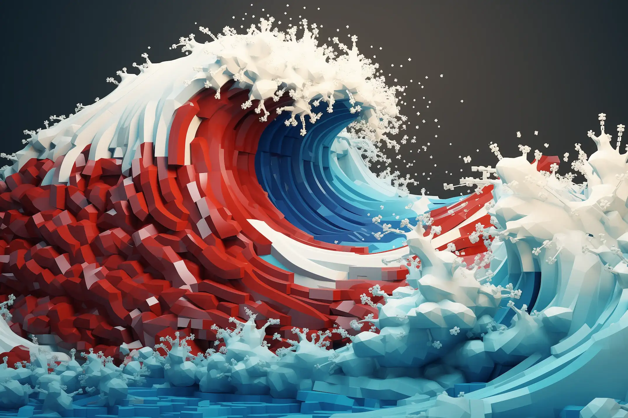 Blue Ocean versus Red Ocean strategy matrix showing high-growth low-competition opportunities versus saturated competitive markets with quadrant analysis