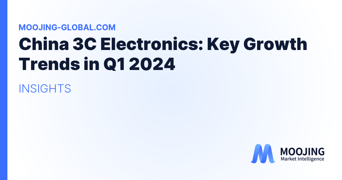 China 3C Electronics: Key Growth Trends in Q1 2024