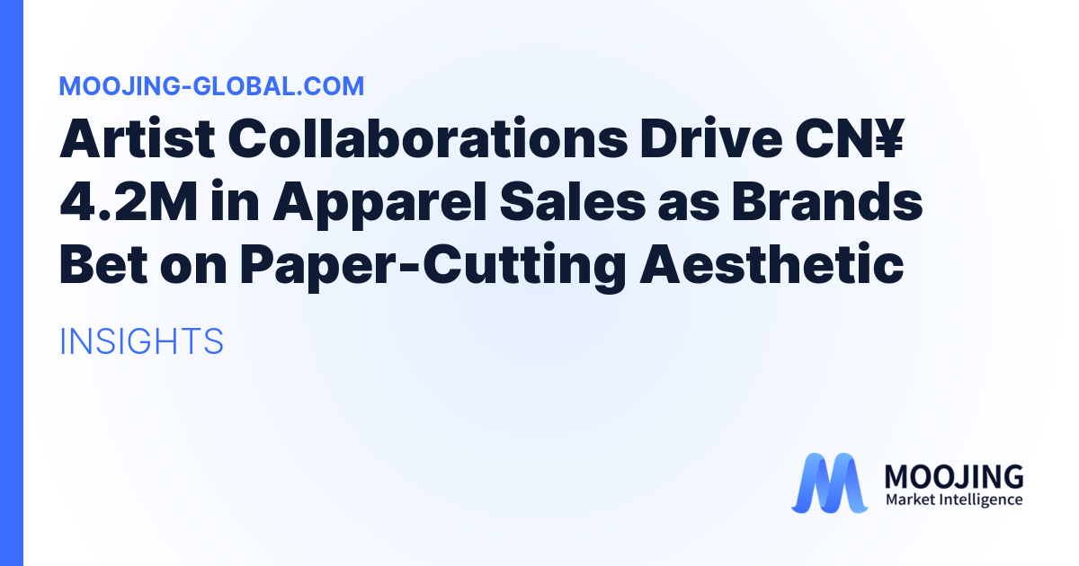 Artist Collaborations Drive CN¥ 4.2M in Apparel Sales as Brands Bet on Paper-Cutting Aesthetic