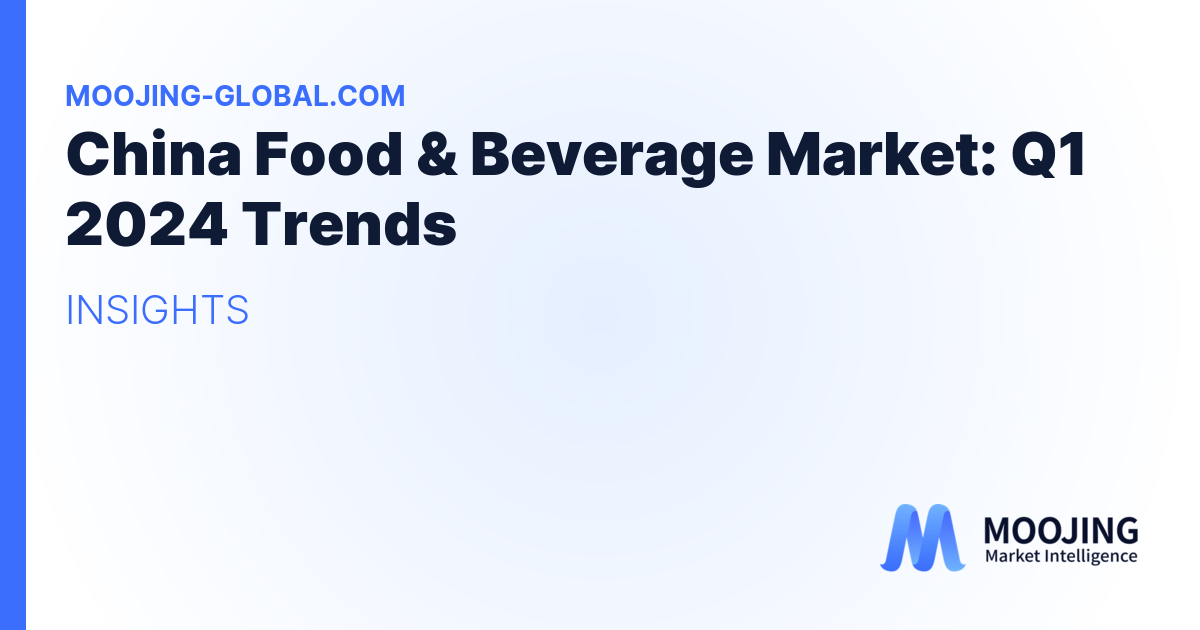 China Food &amp; Beverage Market: Q1 2024 Trends