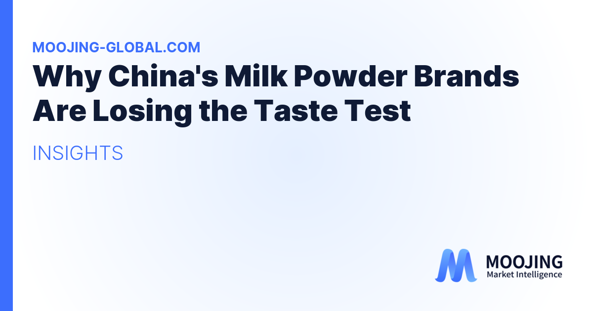 Why China's Milk Powder Brands Are Losing the Taste Test