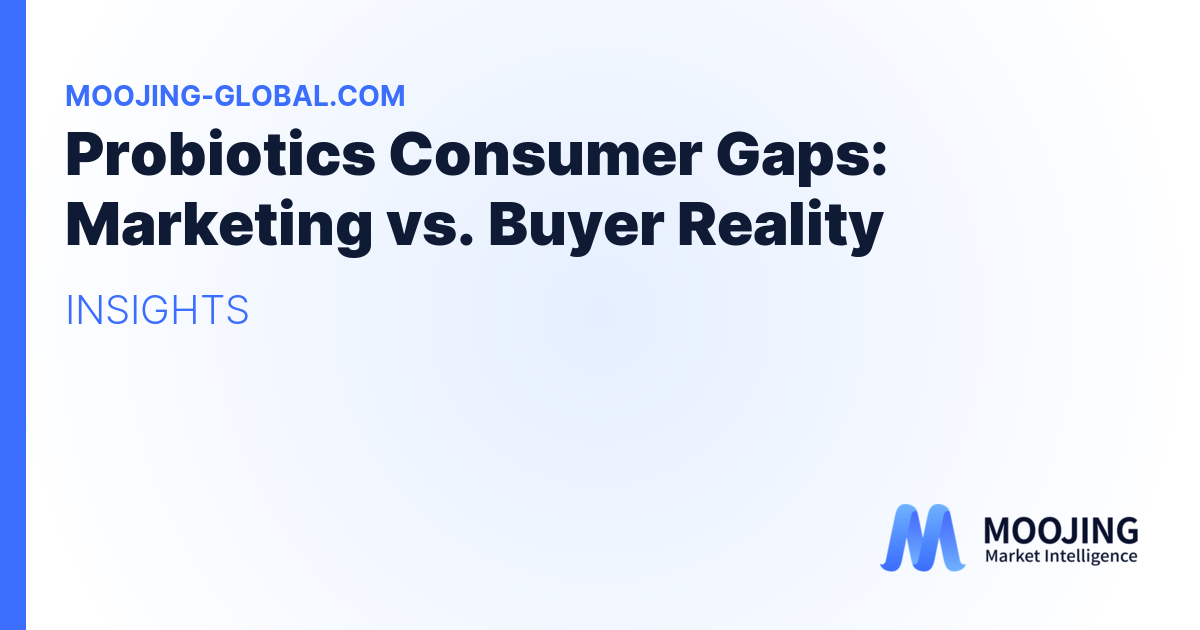 Probiotics Consumer Gaps: Marketing vs. Buyer Reality