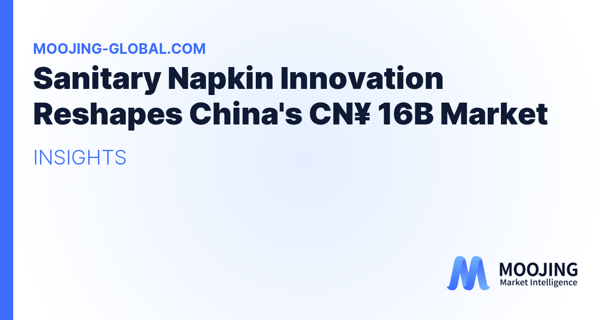 Sanitary Napkin Innovation Reshapes China's CN¥ 16B Market