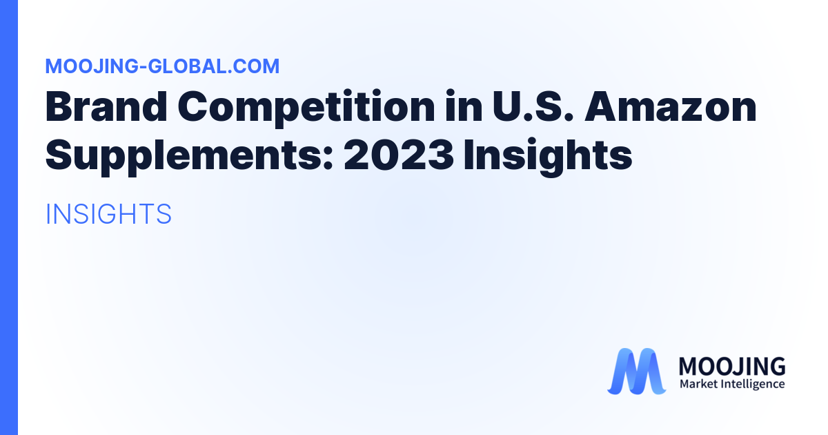 Brand Competition in U.S. Amazon Supplements: 2023 Insights