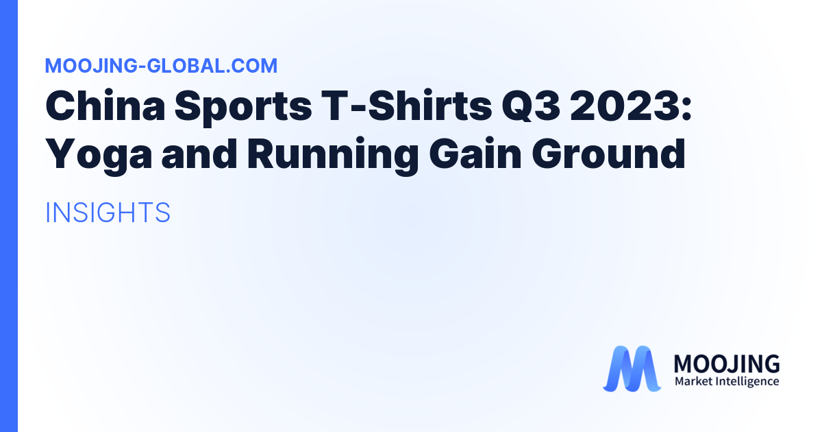 China Sports T-Shirts Q3 2023: Yoga and Running Gain Ground