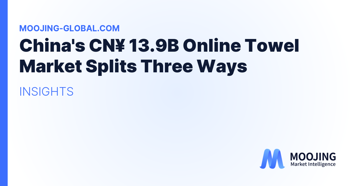 China's CN¥ 13.9B Online Towel Market Splits Three Ways