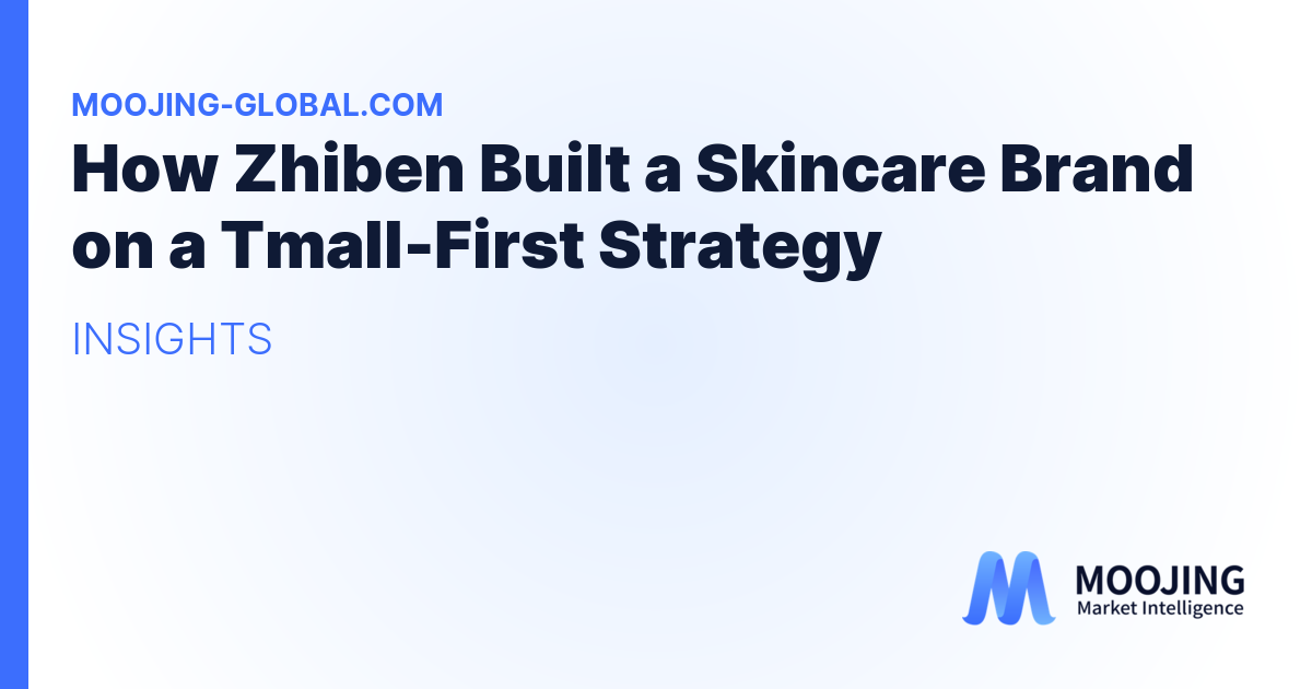 How Zhiben Built a Skincare Brand on a Tmall-First Strategy