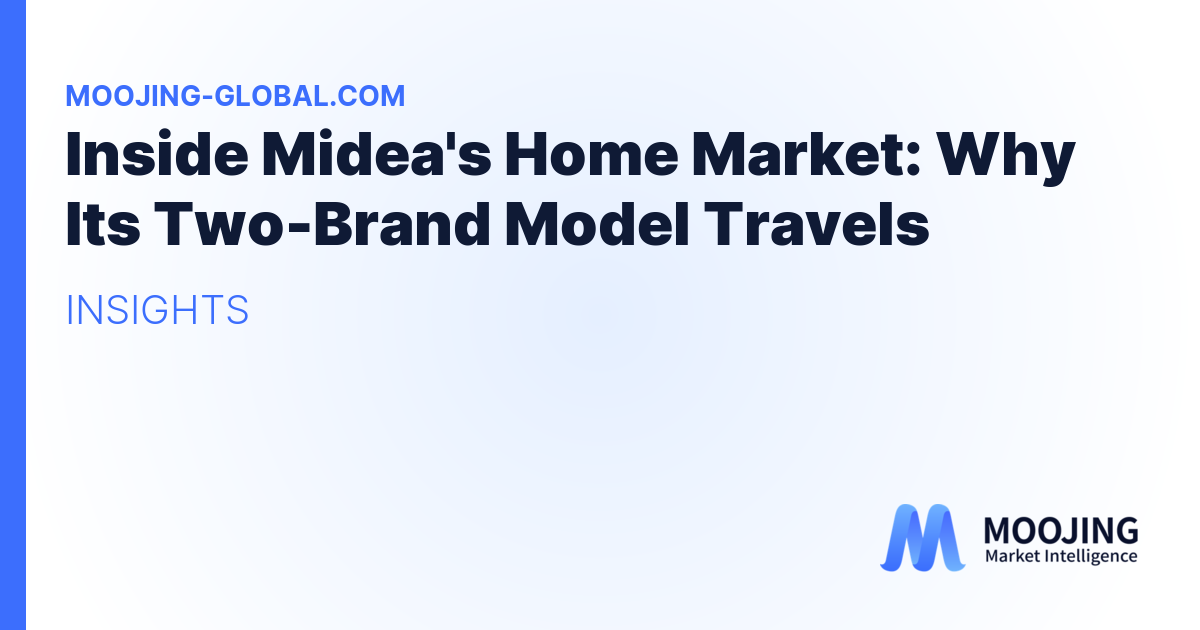 Inside Midea's Home Market: Why Its Two-Brand Model Travels