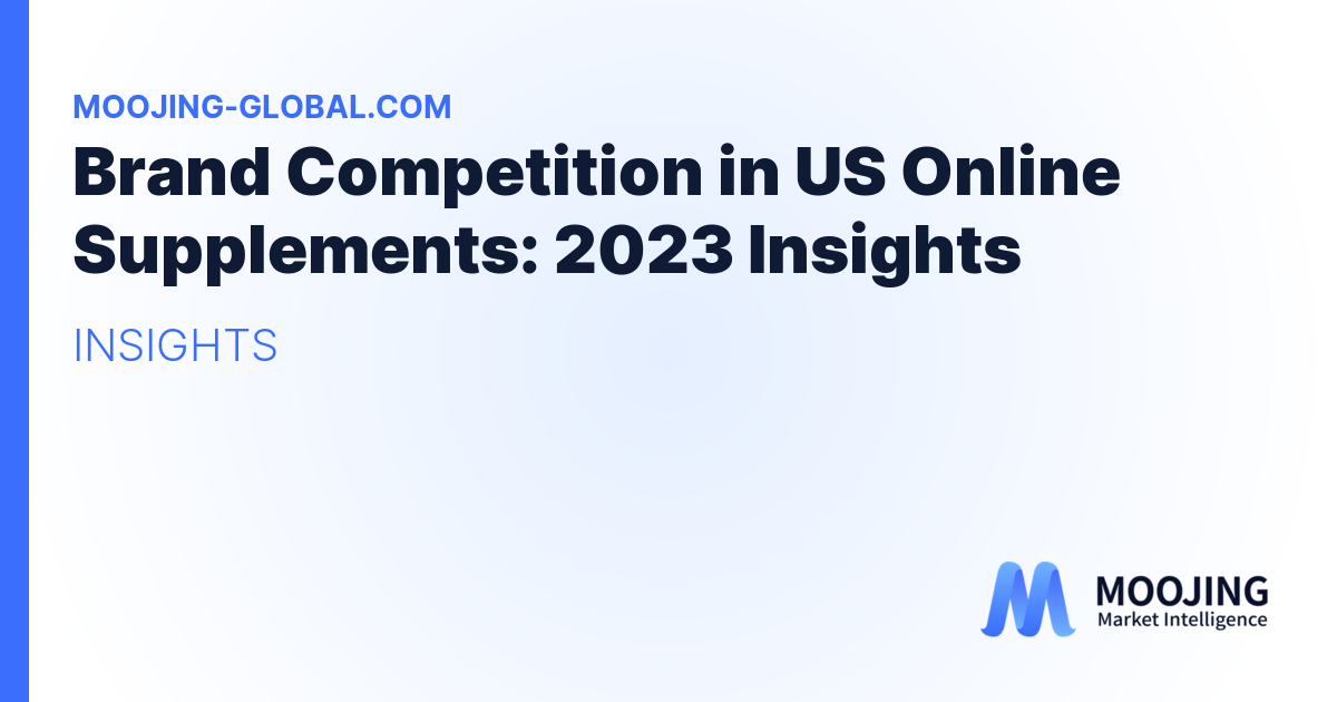 Brand Competition in US Online Supplements: 2023 Insights